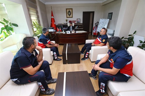 Kaymakam ve Belediye Başkan Vekilimiz Sn. BULUT, İtfaiyeciler Haftası dolayısıyla Özalp İtfaiye Amirliği personelleri ile bir araya geldi